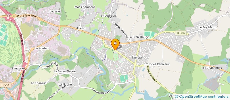 localisation de l'entreprise MONSIEUR FABRICE LEPINE à FEYTIAT