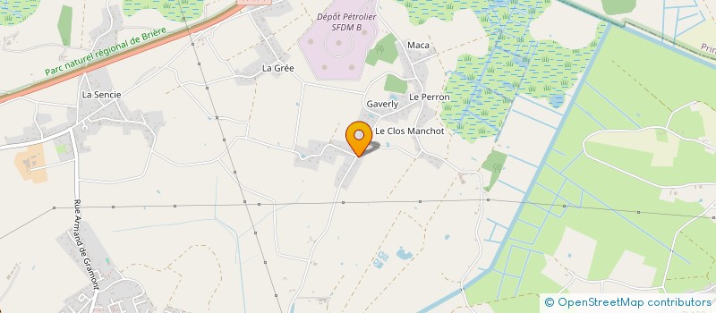 localisation de l'entreprise MONSIEUR FABRICE LERAY  DONGES