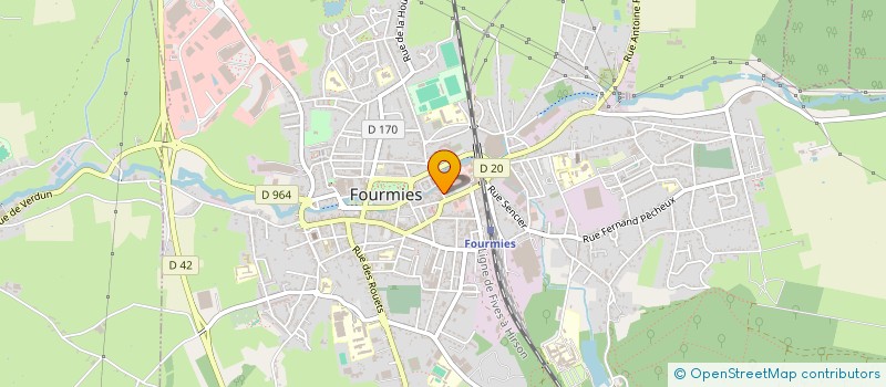 localisation de l'entreprise MONSIEUR FABRICE LEROY à FOURMIES