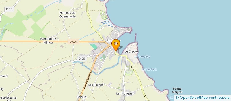 localisation de l'entreprise MONSIEUR FABRICE LESCROEL à BARFLEUR