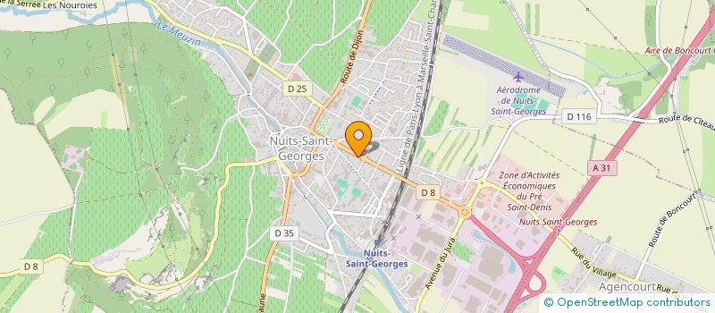 localisation de l'entreprise MONSIEUR FABRICE LESNE  NUITS-SAINT-GEORGES