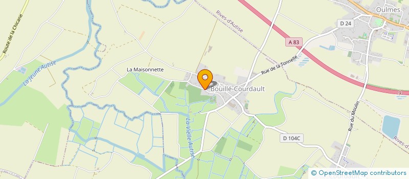 localisation de l'entreprise MONSIEUR FABRICE LESTERPT  BOUILLE-COURDAULT