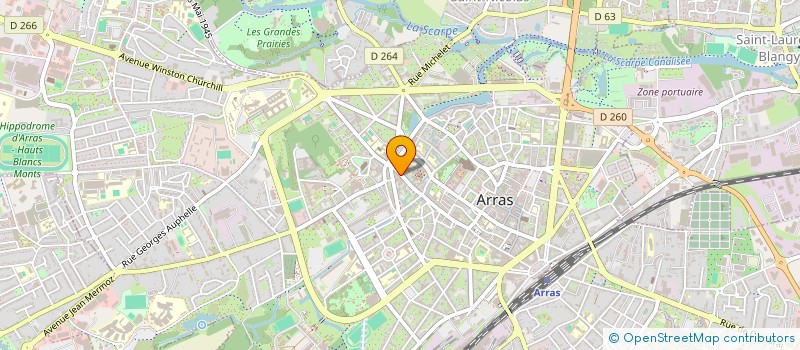 localisation de l'entreprise MONSIEUR FABRICE LETEXIER à ARRAS