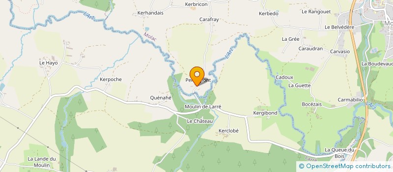 localisation de l'entreprise MONSIEUR FABRICE LETORT  MOLAC