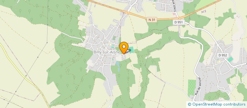 localisation de l'entreprise MONSIEUR FABRICE LEVEQUE à BILLY-SUR-AISNE