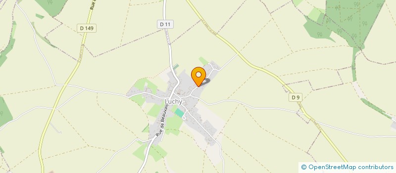 localisation de l'entreprise MONSIEUR FABRICE LEVIEILLE  LUCHY