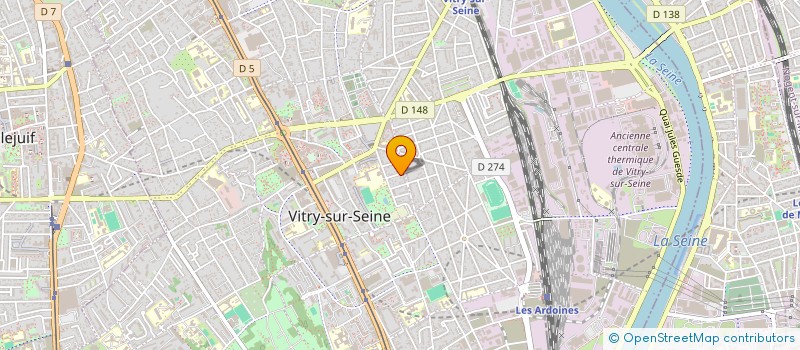 localisation de l'entreprise MONSIEUR FABRICE LIBERMAN  VITRY-SUR-SEINE