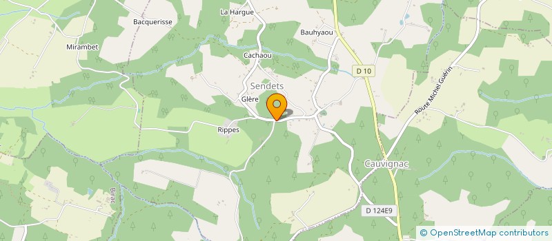 localisation de l'entreprise MONSIEUR FABRICE LIEBART  SENDETS