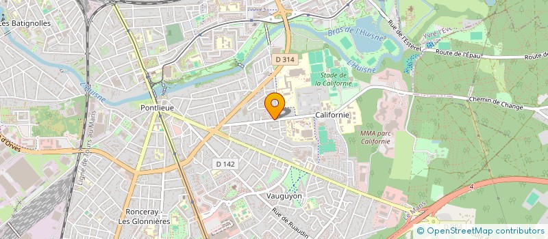 localisation de l'entreprise MONSIEUR FABRICE LOISEAU à LE MANS