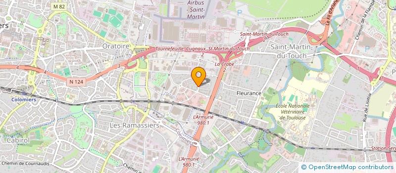 localisation de l'entreprise MONSIEUR FABRICE LONGIN à TOULOUSE