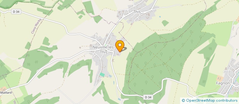 localisation de l'entreprise MONSIEUR FABRICE LONGUET  NEUVILLE-LES-THIS