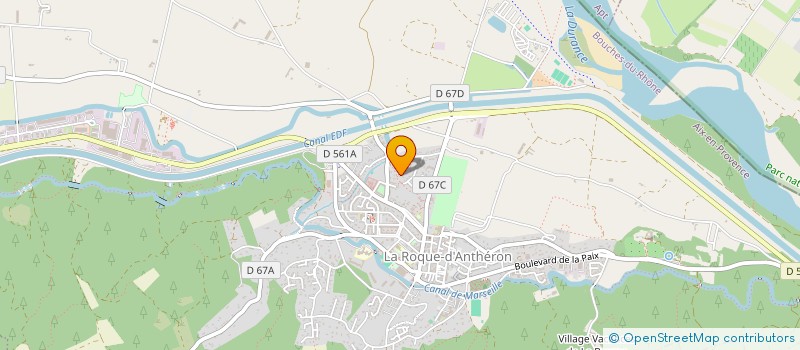 localisation de l'entreprise MONSIEUR FABRICE LOPEZ  LA ROQUE-D'ANTHERON