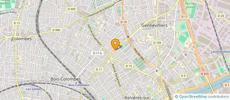 localisation de l'entreprise MONSIEUR FABRICE LORANT  ASNIERES-SUR-SEINE