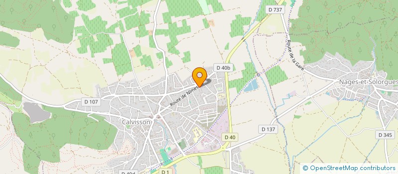 localisation de l'entreprise MONSIEUR FABRICE LOSANGE  CALVISSON