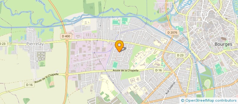 localisation de l'entreprise MONSIEUR FABRICE LOUCHARD  BOURGES