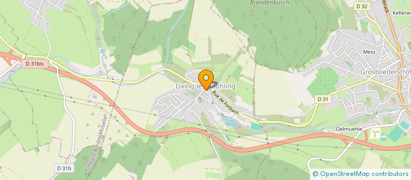 localisation de l'entreprise MONSIEUR FABRICE LOUDA  LIXING-LES-ROUHLING