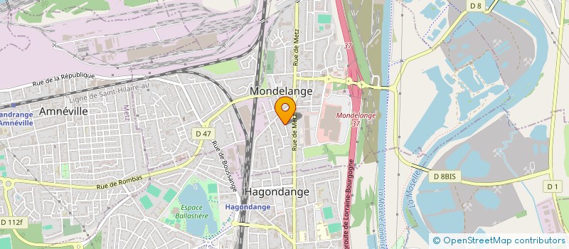 localisation de l'entreprise MONSIEUR FABRICE LOUIS HUGY à MONDELANGE