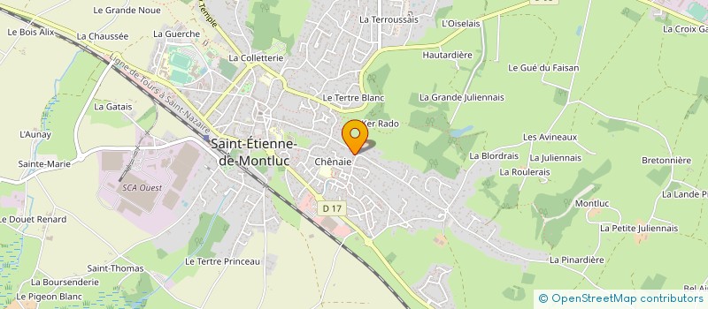 localisation de l'entreprise MONSIEUR FABRICE LOYEN  SAINT-ETIENNE-DE-MONTLUC