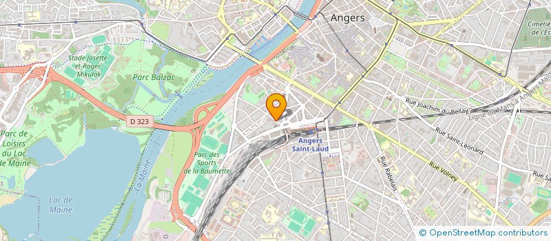 localisation de l'entreprise MONSIEUR FABRICE LUC à ANGERS