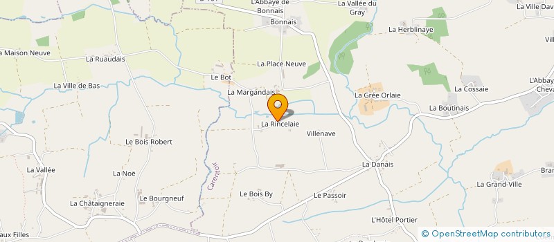 localisation de l'entreprise MONSIEUR FABRICE LUC à CARENTOIR