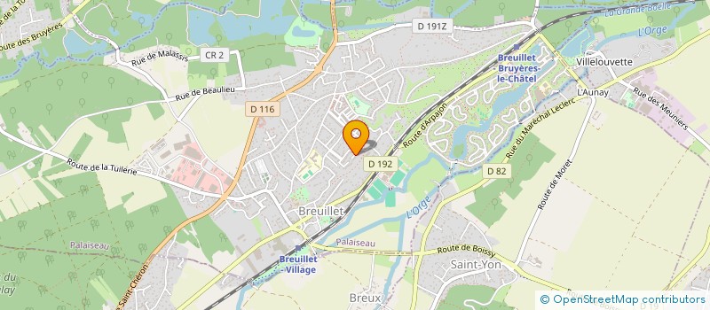 localisation de l'entreprise MONSIEUR FABRICE LUCEL  BREUILLET