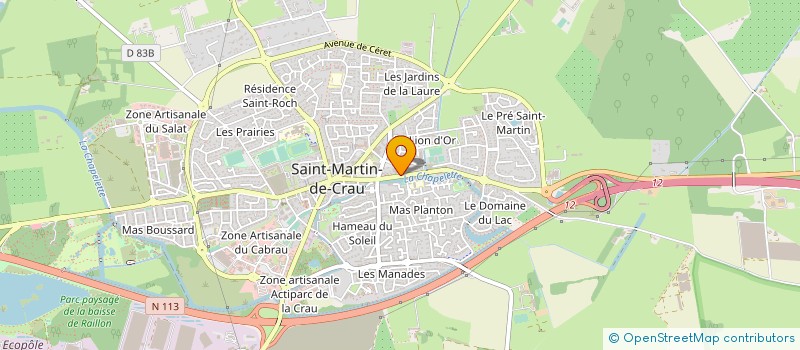 localisation de l'entreprise MONSIEUR FABRICE LUCHESI à SAINT-MARTIN-DE-CRAU