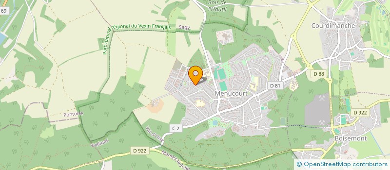 localisation de l'entreprise MONSIEUR FABRICE LUIS  MENUCOURT