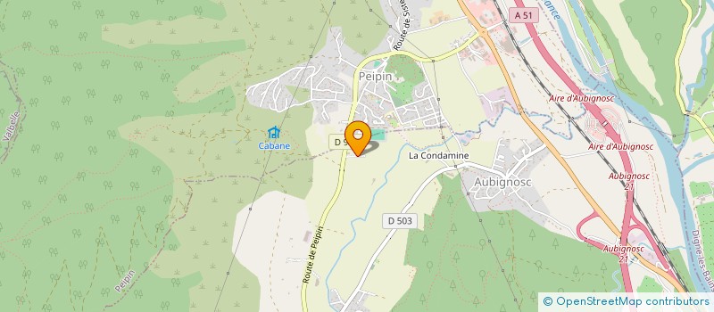 localisation de l'entreprise MONSIEUR FABRICE MACCARIO à AUBIGNOSC
