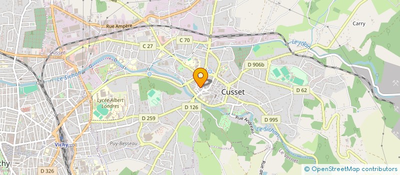 localisation de l'entreprise MONSIEUR FABRICE MACHURET à CUSSET