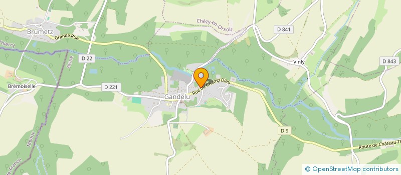 localisation de l'entreprise MONSIEUR FABRICE MAEGHT  GANDELU