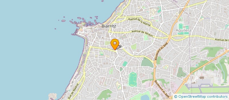 localisation de l'entreprise MONSIEUR FABRICE MAGALHAES à BIARRITZ