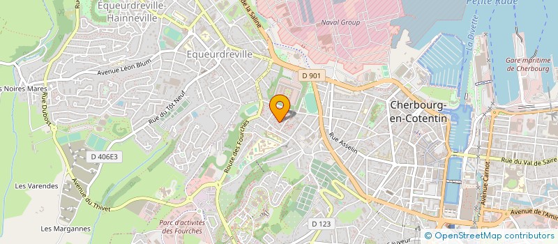 localisation de l'entreprise MONSIEUR FABRICE MAHIEU  CHERBOURG-EN-COTENTIN