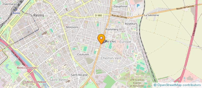localisation de l'entreprise MONSIEUR FABRICE MAILLOT  REIMS