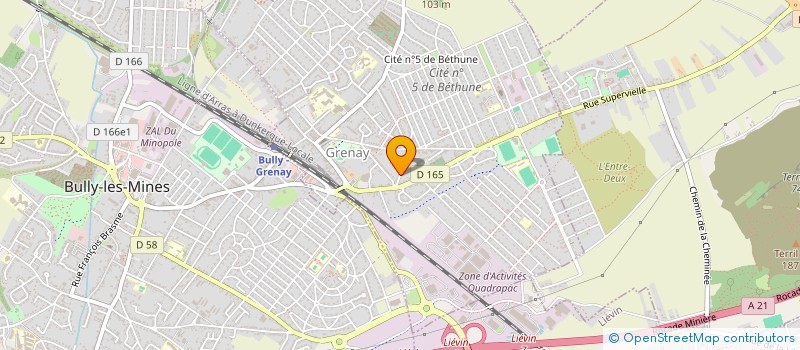 localisation de l'entreprise MONSIEUR FABRICE MAILLY  GRENAY