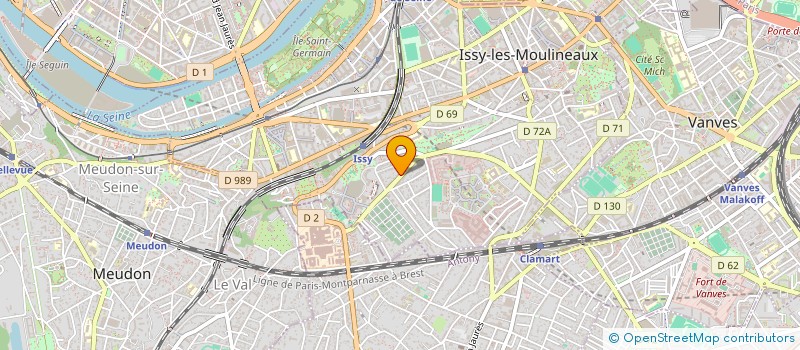 localisation de l'entreprise MONSIEUR FABRICE MAIRE à ISSY-LES-MOULINEAUX