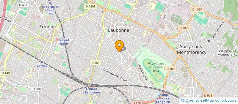 localisation de l'entreprise MONSIEUR FABRICE MAITREL à EAUBONNE