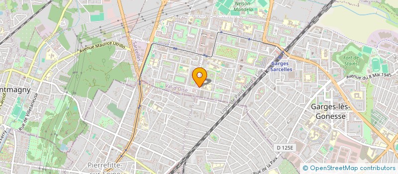 localisation de l'entreprise MONSIEUR FABRICE MAKELELA SHAKI  SARCELLES