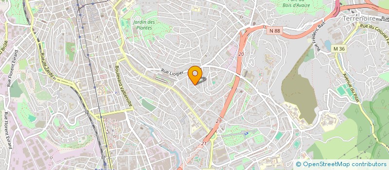 localisation de l'entreprise MONSIEUR FABRICE MAKEMBE NGAMBA  SAINT-ETIENNE