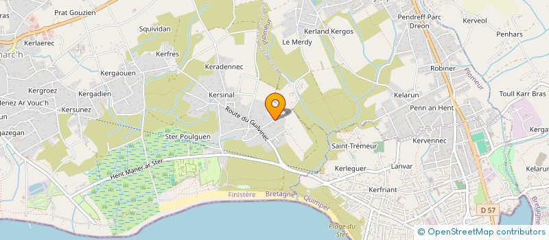 localisation de l'entreprise MONSIEUR FABRICE MALADJIAN  PENMARCH