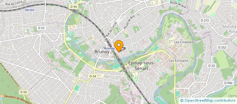 localisation de l'entreprise MONSIEUR FABRICE MANIERE  BRUNOY