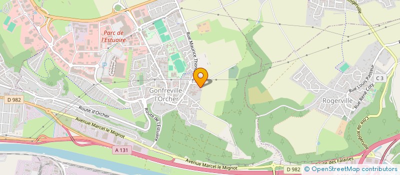 localisation de l'entreprise MONSIEUR FABRICE MARATRAT  GONFREVILLE-L'ORCHER