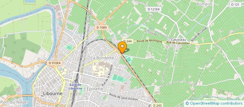 localisation de l'entreprise MONSIEUR FABRICE MARECHAL  LIBOURNE