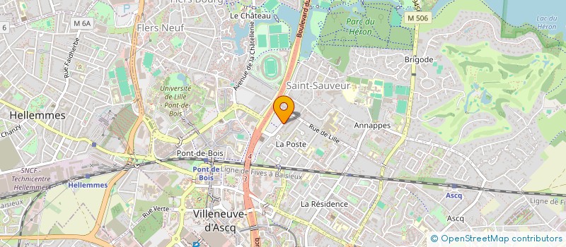 localisation de l'entreprise MONSIEUR FABRICE MARGARON  VILLENEUVE-D'ASCQ