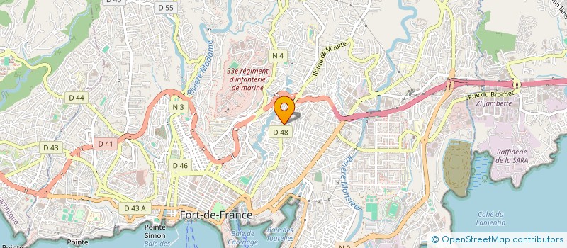 localisation de l'entreprise MONSIEUR FABRICE MARIE LUCE  FORT-DE-FRANCE