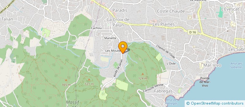 localisation de l'entreprise MONSIEUR FABRICE MARQUAND  LA SEYNE-SUR-MER