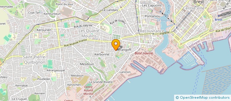 localisation de l'entreprise MONSIEUR FABRICE MARRAS à BREST