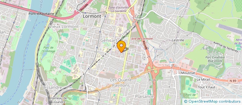 localisation de l'entreprise MONSIEUR FABRICE MARTHIENS  LORMONT