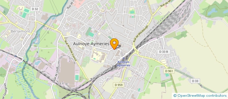 localisation de l'entreprise MONSIEUR FABRICE MARTIN  AULNOYE-AYMERIES