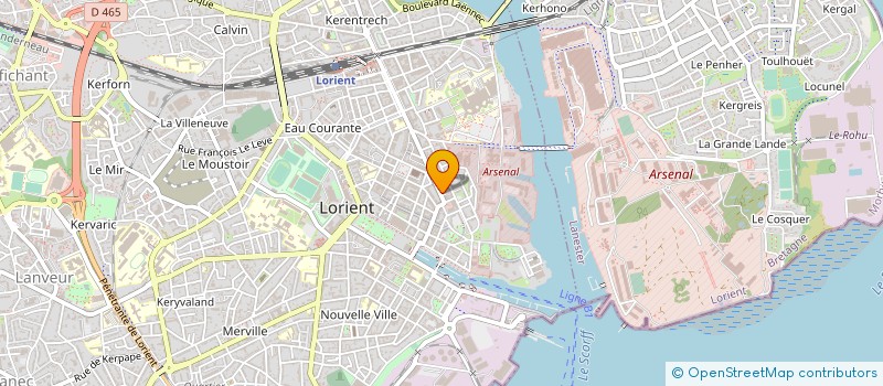 localisation de l'entreprise MONSIEUR FABRICE MARTIN  LORIENT