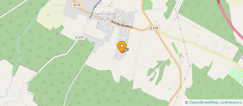 localisation de l'entreprise MONSIEUR FABRICE MARTIN  SAINT-GATIEN-DES-BOIS